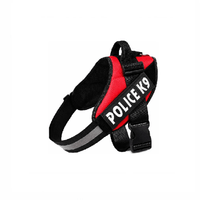 Pechera anti tirones para perros color rojo talla L