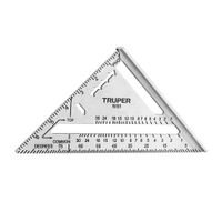 Escuadra Rapida Triangulo TRUPER 7 pulgadas 18cm Aluminio