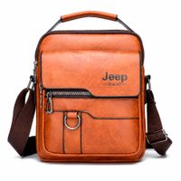Morral Jeep Kaki Grande 21x25 cm Bandolera Hombre PU