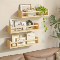 Repisa Juanka flotante set de 3 Beige | Masiva Home