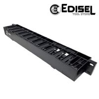 Ordenador Horizontal Plástico 1RU 19pulg HD Cat6-6A EDILT-16