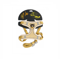 Pechera De Malla Para Mascotas Perros Y Gatos Con Tiro De Correa Talla M CHICA Color Beige