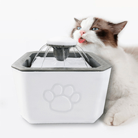 Fuente Bebedero de Agua para Mascotas Cuadrado