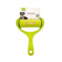 Rodillo autoadhesivo quita pelusas y pelo de mascotas Nunbell color verde