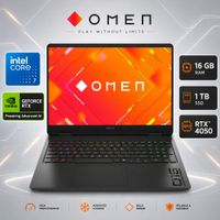 Laptop Gamer HP OMEN 16 WUXGA IPS 144Hz Core i7-14650HX 16GB DDR5 1TB SSD RTX 5050 8GB 16-am0015la