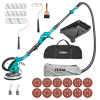 Combo Lijadora de Pared y Techo TOTAL + Kit de Acabado Fino Truper TWS10501