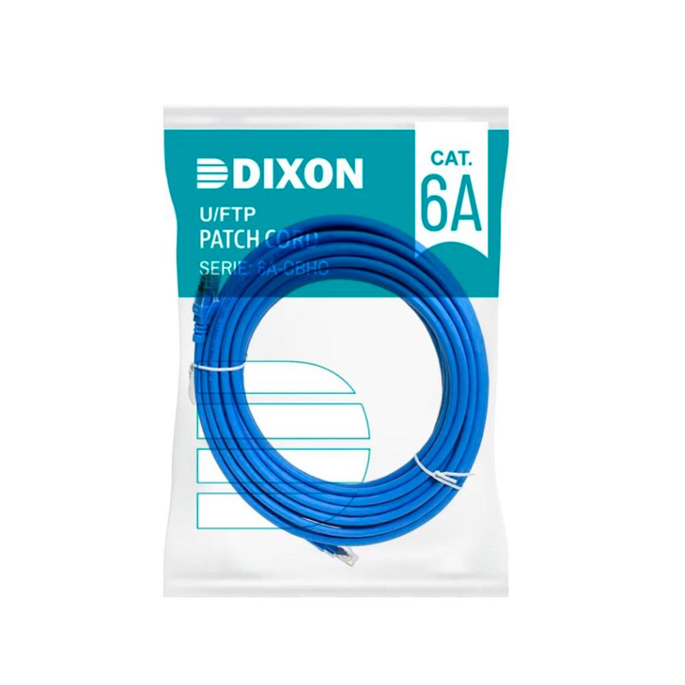 CABLE DE RED FTP DIXON CAT.6A 10M 4PX26 AWG COBRE COLOR AZUL
