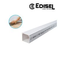 Canaleta PVC Blanca 40X40 de 2 mts EDILT-40X40