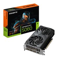 Tarjeta de video GIGABYTE GeForce RTX 5060 WINDFORCE MAX OC 8G 8GB GDDR7 PCIe Gen 5