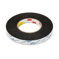 Cinta Doble Contacto Negro 3 M 10mmx0.07mmx50m