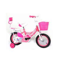Bicicleta Para Niña Infantil Kids Aro 16 Doble Asiento Fucsia AF