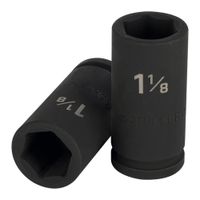 Dado largo de impacto de 1-18 6 puntas cuadro 34 TRUPER 12436