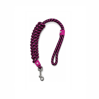 Soga tiro de correa de nylon nacional para perros color fucsia de 2 metros