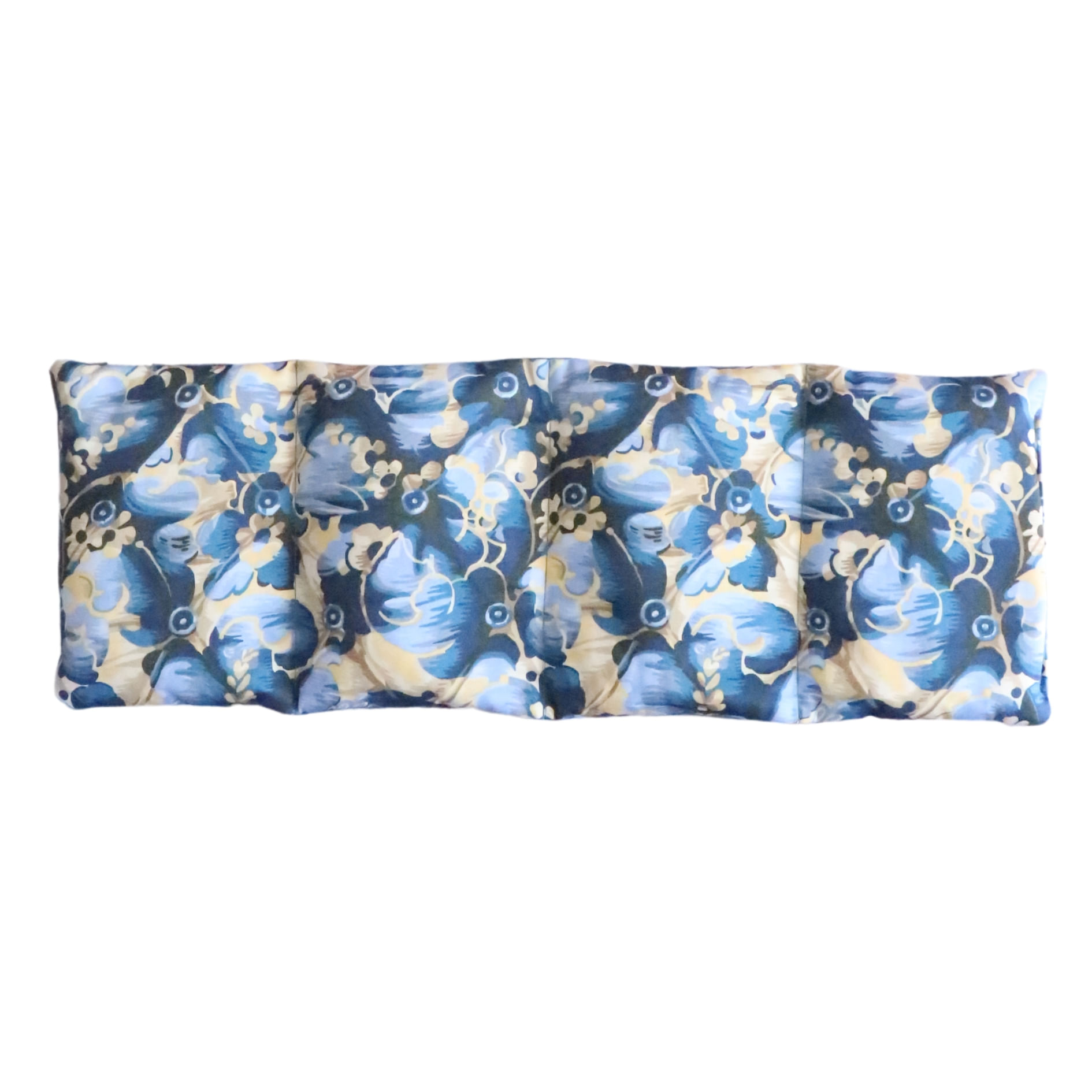 Almohadilla  Compresa Lumbar de Semillas Natuterapia Flores azules