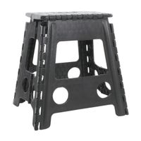 Banco plegable 39cm alto Negro Orange