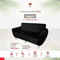 Funda de mueble 3-2-1 - Negro