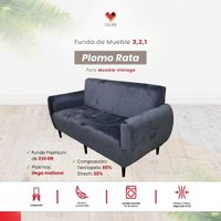 Funda de mueble 3-2-1 - Plomo Rata