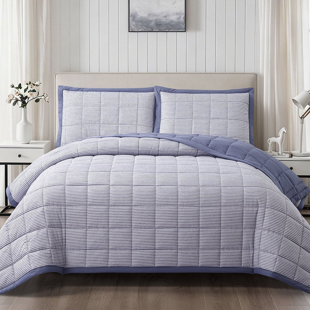 Edredón Pv27 Cationic Stripes Azul