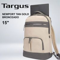 MOCHILA TARGUS NEWPORT TAN GOLD 15 BRONCEADO