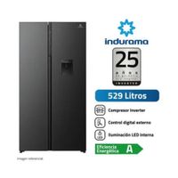 Refrigeradora Indurama Side by Side RI-795DNI 529L No Frost negra