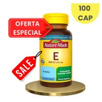 VITAMINA E NATURE MADE 400 IU - 100 CAPSULAS