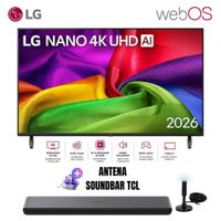 Televisor Smart TV LG 43'' NANO UHD 4K 43NU800BPSC 2026 - Ant - Soundbar TCL