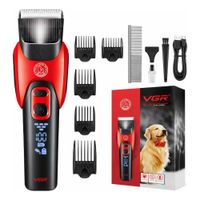 Máquina Cortar Pelo Perros Mascotas Vgr V-208 Luz Cerámica