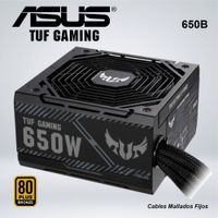 FUENTE DE ALIMENTACIÓN ASUS TUF GAMING 650B 80 PLUS BRONZE 650W