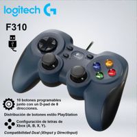 MANDO GAMER LOGITECH F310 DISEÑO ERGONOMICO