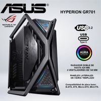 CASE FULL TOWER ASUS ROG HYPERION GR701 ARGB NEGRO