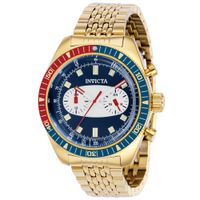 Reloj Invicta Speedway 40530 Acero Inoxidable Dorado Dial Azul