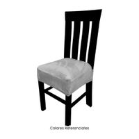 Funda de asiento en tela de terciopelo - Grafito