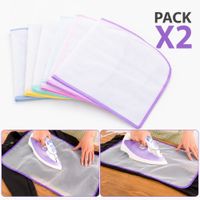 Protector para Plancha de Ropa Antibrillo Pack x2 60x40 cm
