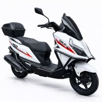 Moto Automátia Sonlink SL150 T13 150 cc 8.5 HP Blanca Scooter Urbana con Frenos Disco