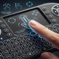 Mini teclado inalámbrico con touchpad integrado modelo MY-7100