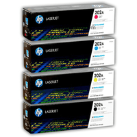 Kit de Toner HP 202A negro yellow cian magenta