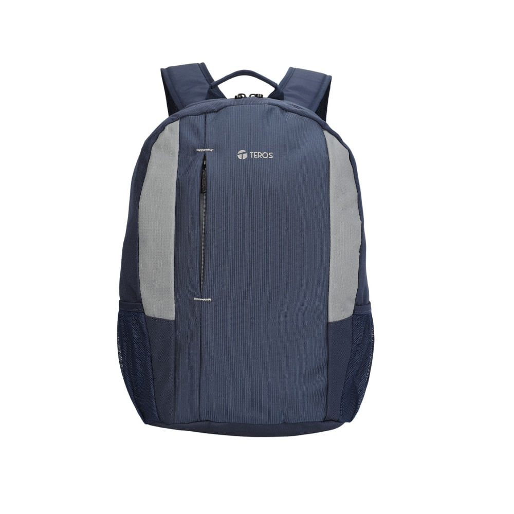Mochila Teros TE-9040BL para Notebooks de hasta 15.6 Pulgadas Color Azul Gris