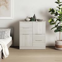 Cómoda Moderna James Ceniza 2 Puertas 4 Cajones RyR MUEBLES