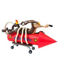 Figura de El Coyote y el Correcaminos Fan Art Pieza de Colección