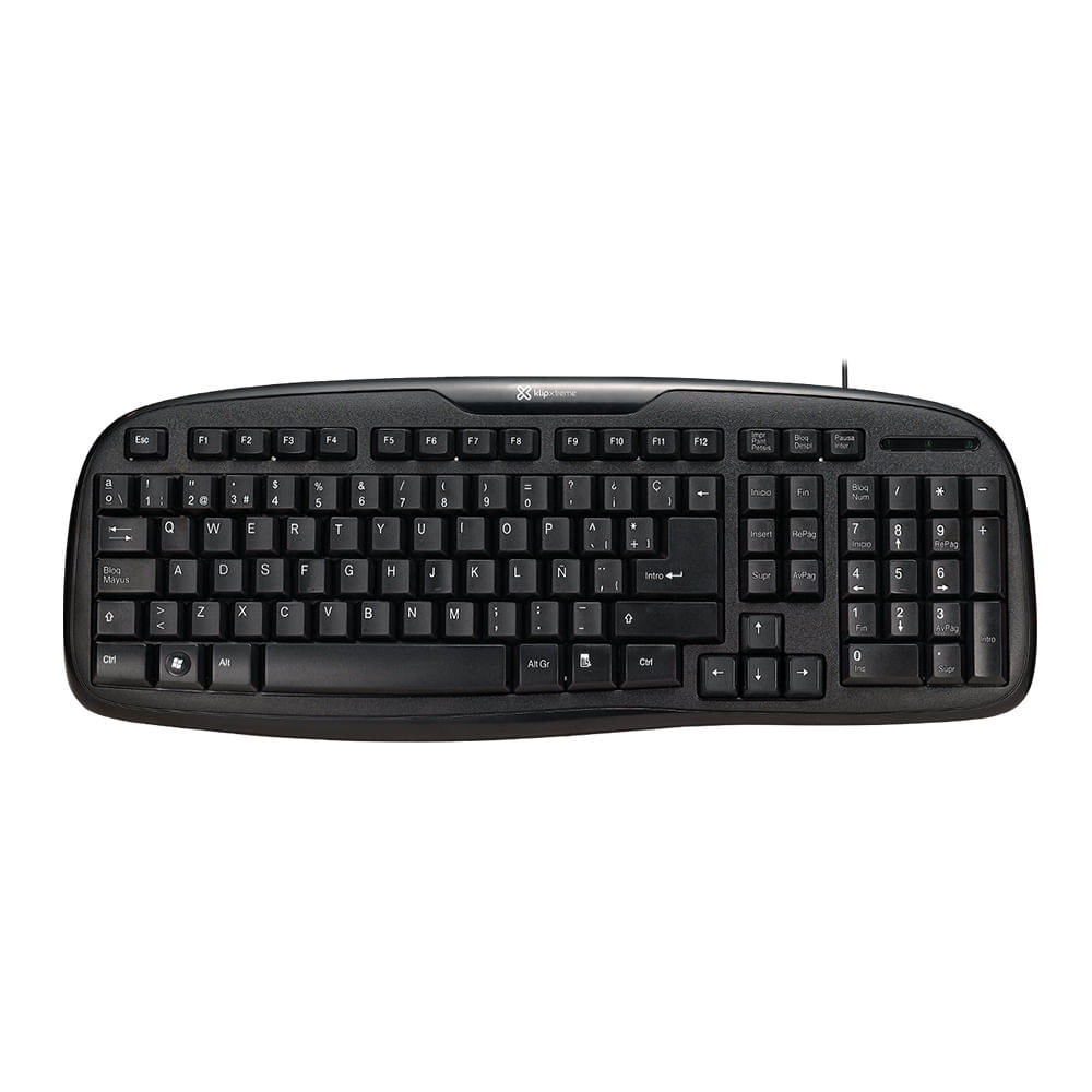 Teclado Klip Xtreme KKS-050S USB Cableado Español Negro 104 Teclas