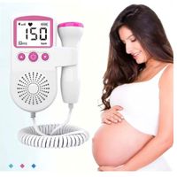 DOPPLER FETAL MEDIDOR DE RITMO CARDIACO COLOR ROSA