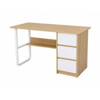 Mesa Escritorio Oficina Madera Incluye Cajones Repisa Inferior Moderno Cómodo H53