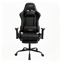 Silla Gamer Ergonómica Deep V2 Negro Posapies 170 Base Metalica