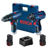 Taladro percutor GSB 120 + impacto GDR 120 bosch 12v