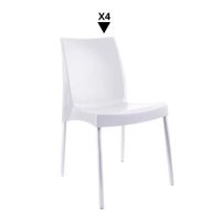 Pack De 4 Sillas Ada Blanco - Ziyaz