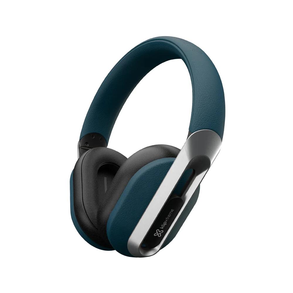 Klip Xtreme Audífonos Bluetooth Style Bluetooth 5.0 40H Estuche Premium Azul - KWH-750BL