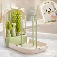 Set de Cepillos Para Biberón Portátil Nubi Verde 99VR10