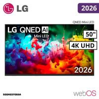 TELEVISOR LG 50 QNED MINILED SMART TV THINQ AI WEBOS HUB 4K UHD 2026 - 50QNED70BSA