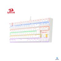 TECLADO REDRAGON KUMARA K552 BLANCO ROJO