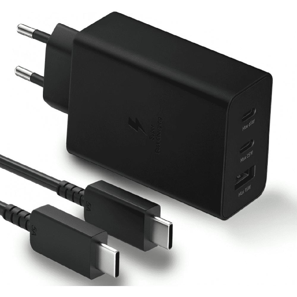 Cargador de 100w Samsung USB C Carga Rapida Negro